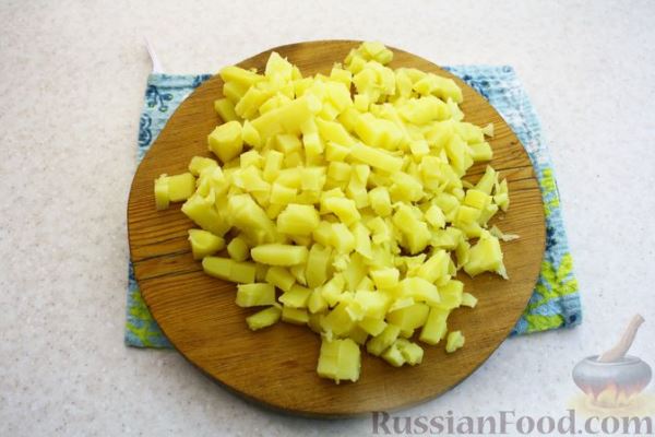 Картофельная запеканка с квашеной капустой